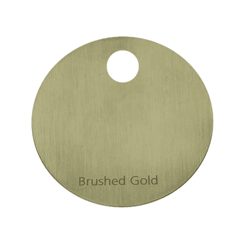 Scarab Colour Disc Brushed Gold