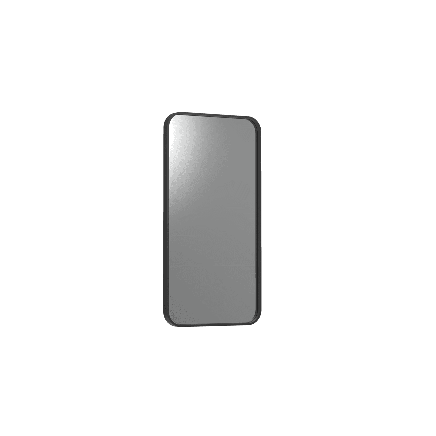Frame XL 1000 Rectangle Mirror Brushed Black
