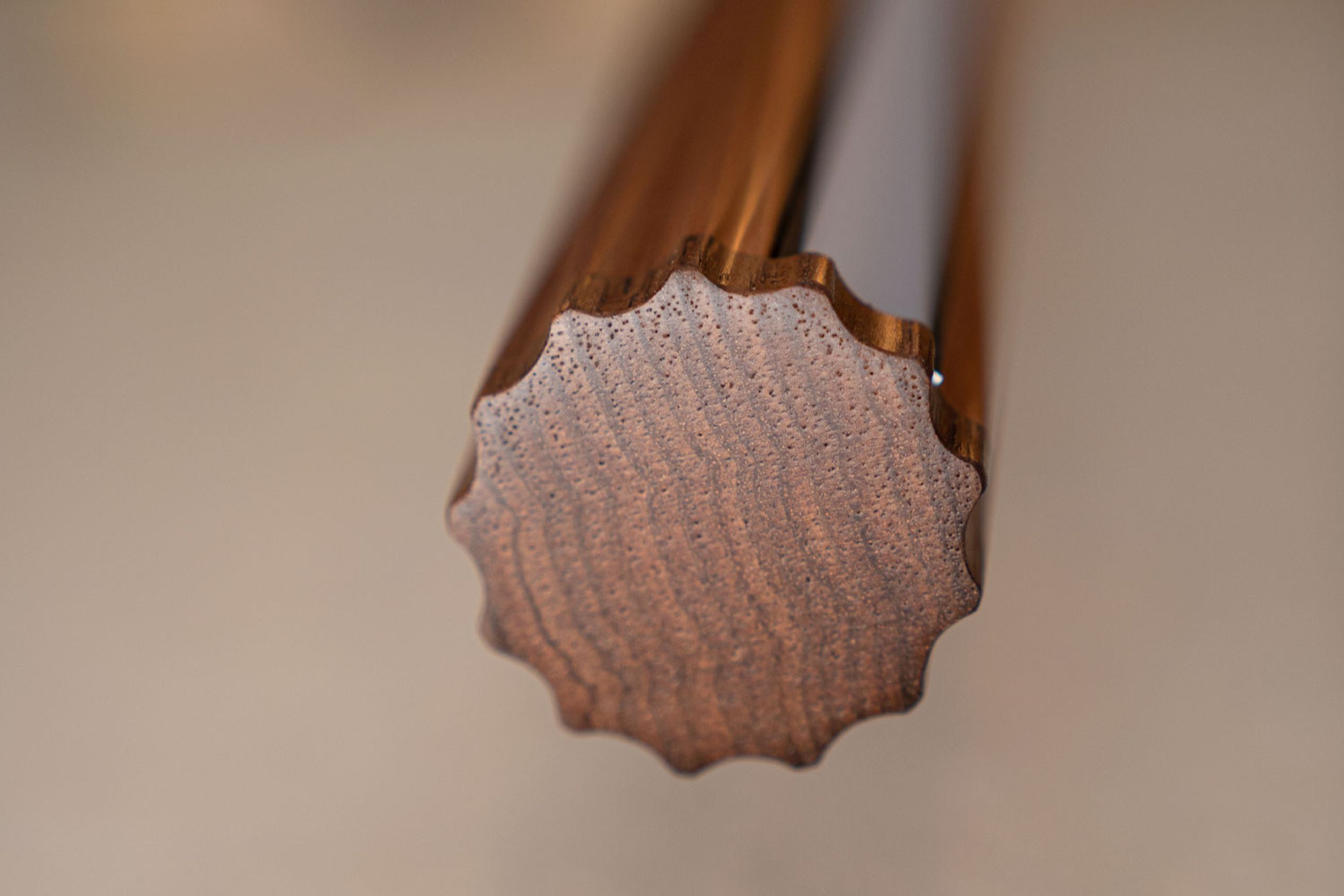 Fluted Roller Pendant | American Oak