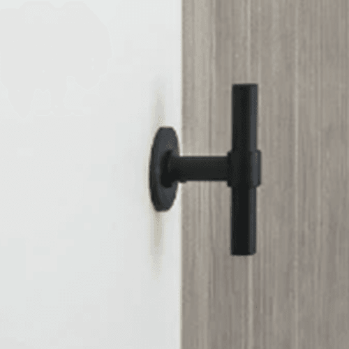 Formani - ONE - Solid Front Door Knob Fixed on Rose