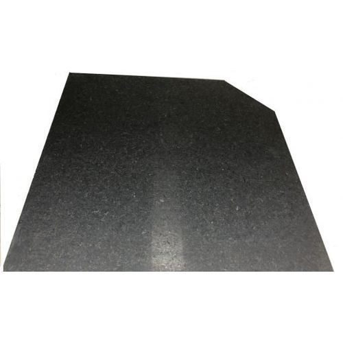 Foundry 1250 x 1250 Black Granite Corner Hearth
