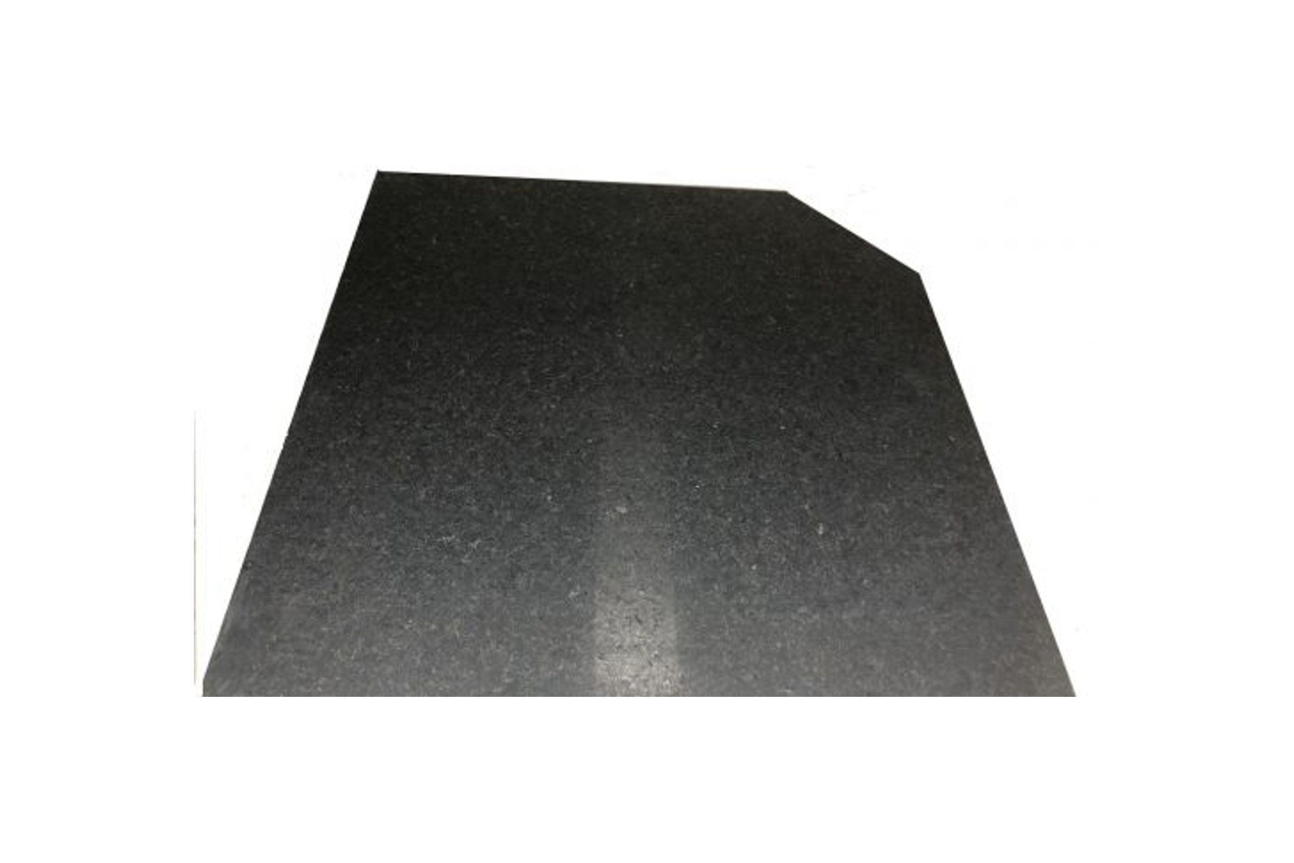 Foundry 1425 x 1425 Black Granite Corner Hearth