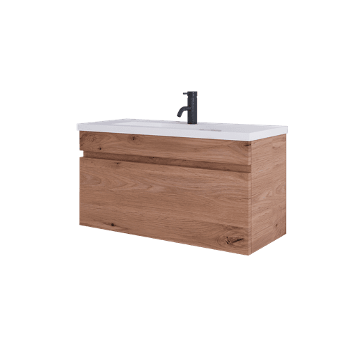 CODE Lux 900 Slim Single Drawer Vanity Range - 5 Colours