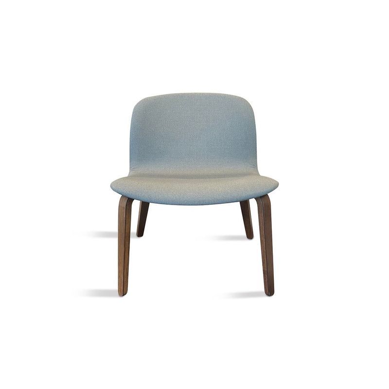 LOTTIE Lounge Chair - Walnut & Grey