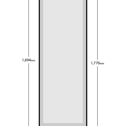 Grand Cru Black 166 Bottle Dual Zone Wine Fridge