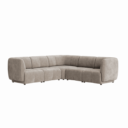 Plum Corner Sofa