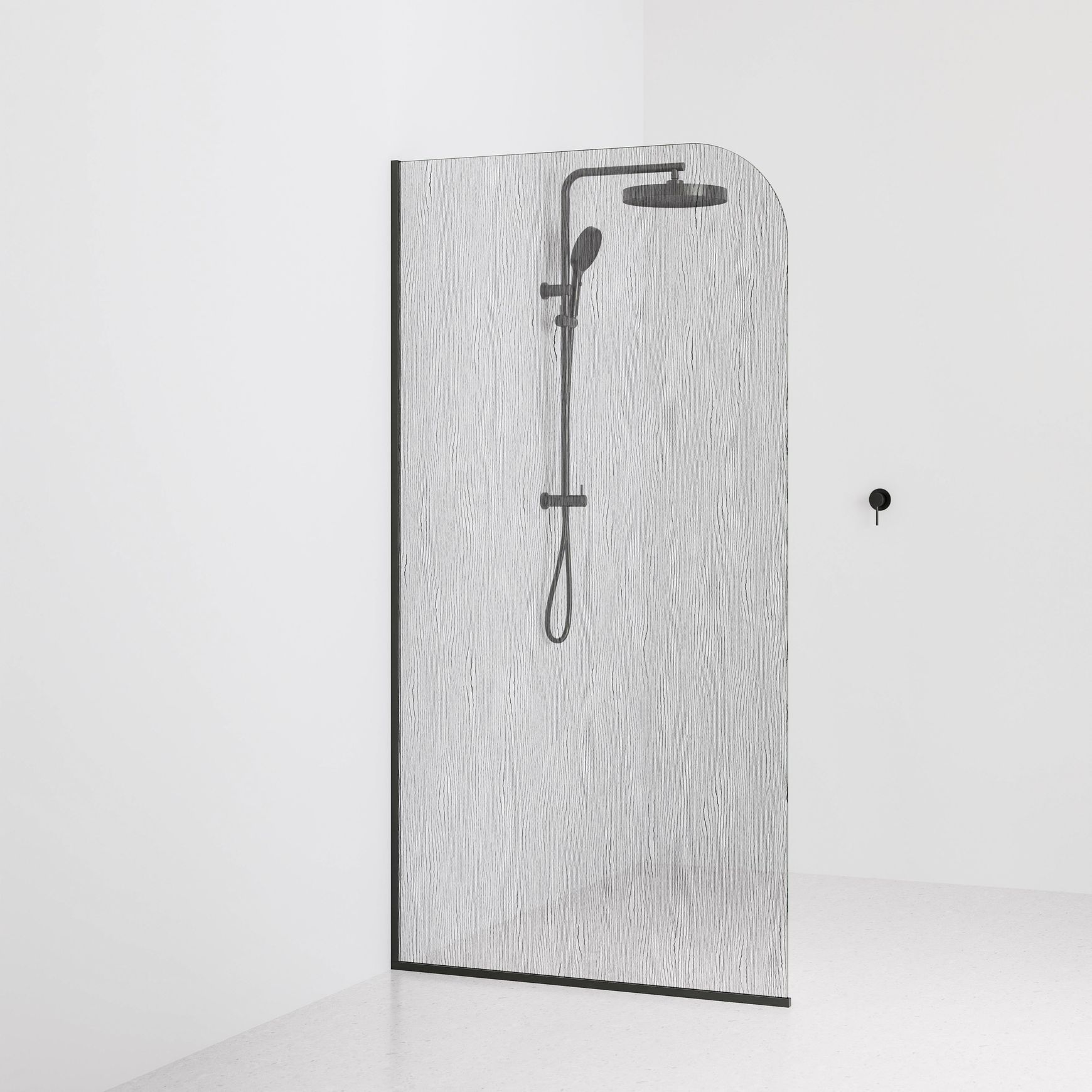 Code Allure Shower Screen Glass Range| 1050mm