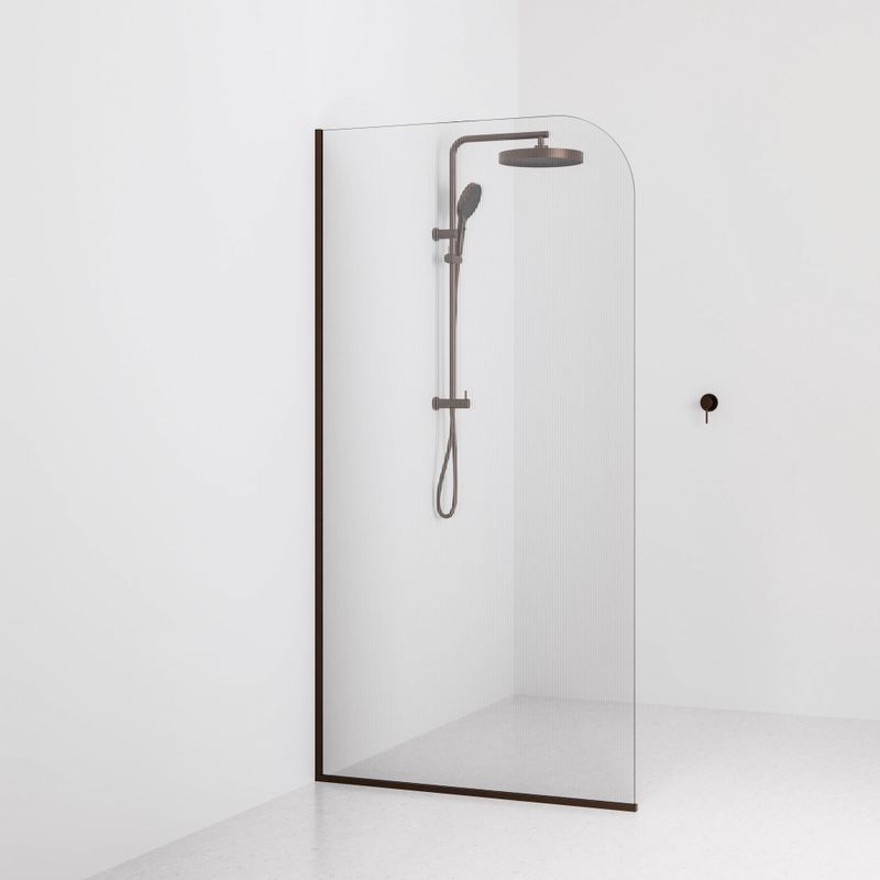 Code Pillar Shower Screen Glass Range | 1050MM