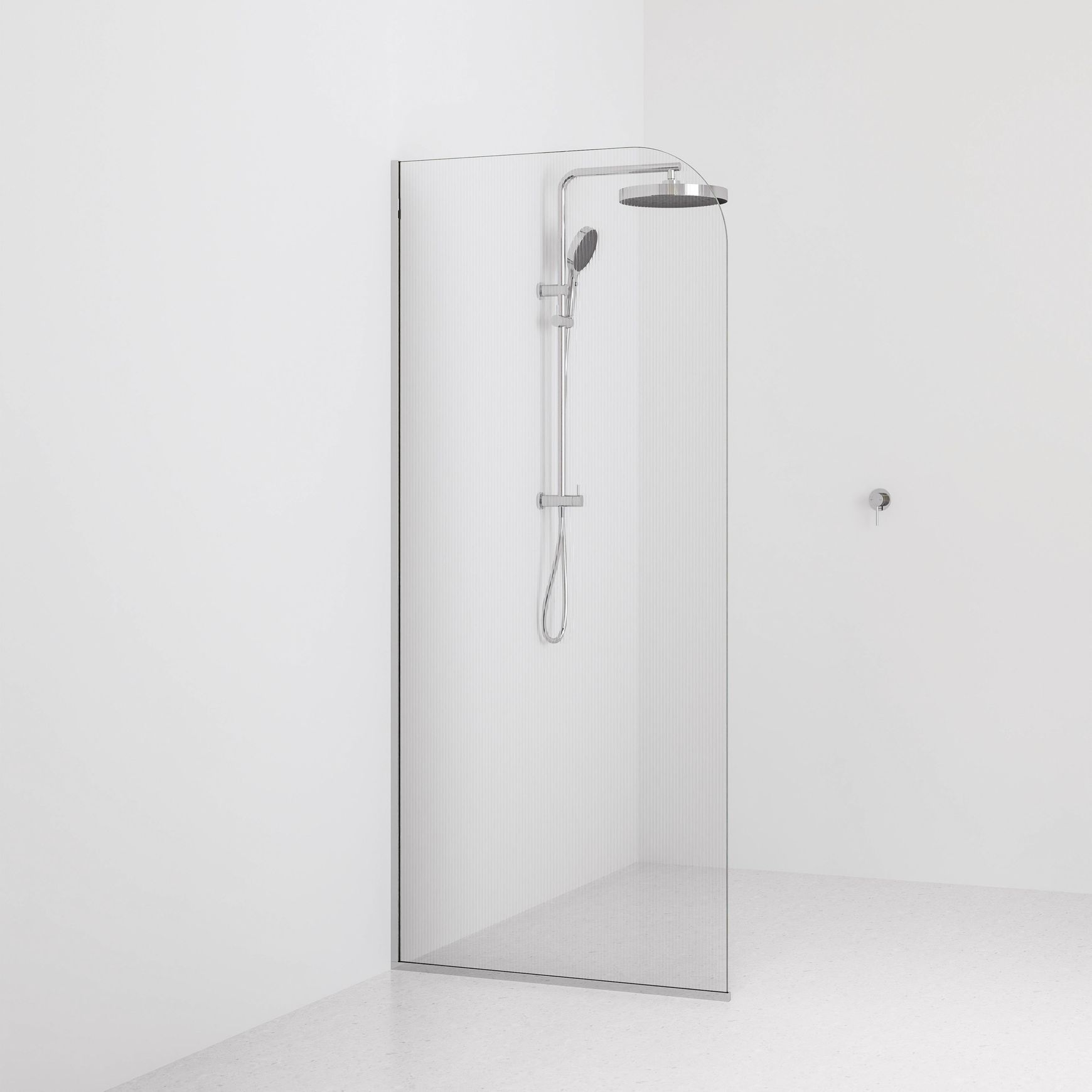 Code Pillar Shower Screen Glass Range | 900mm