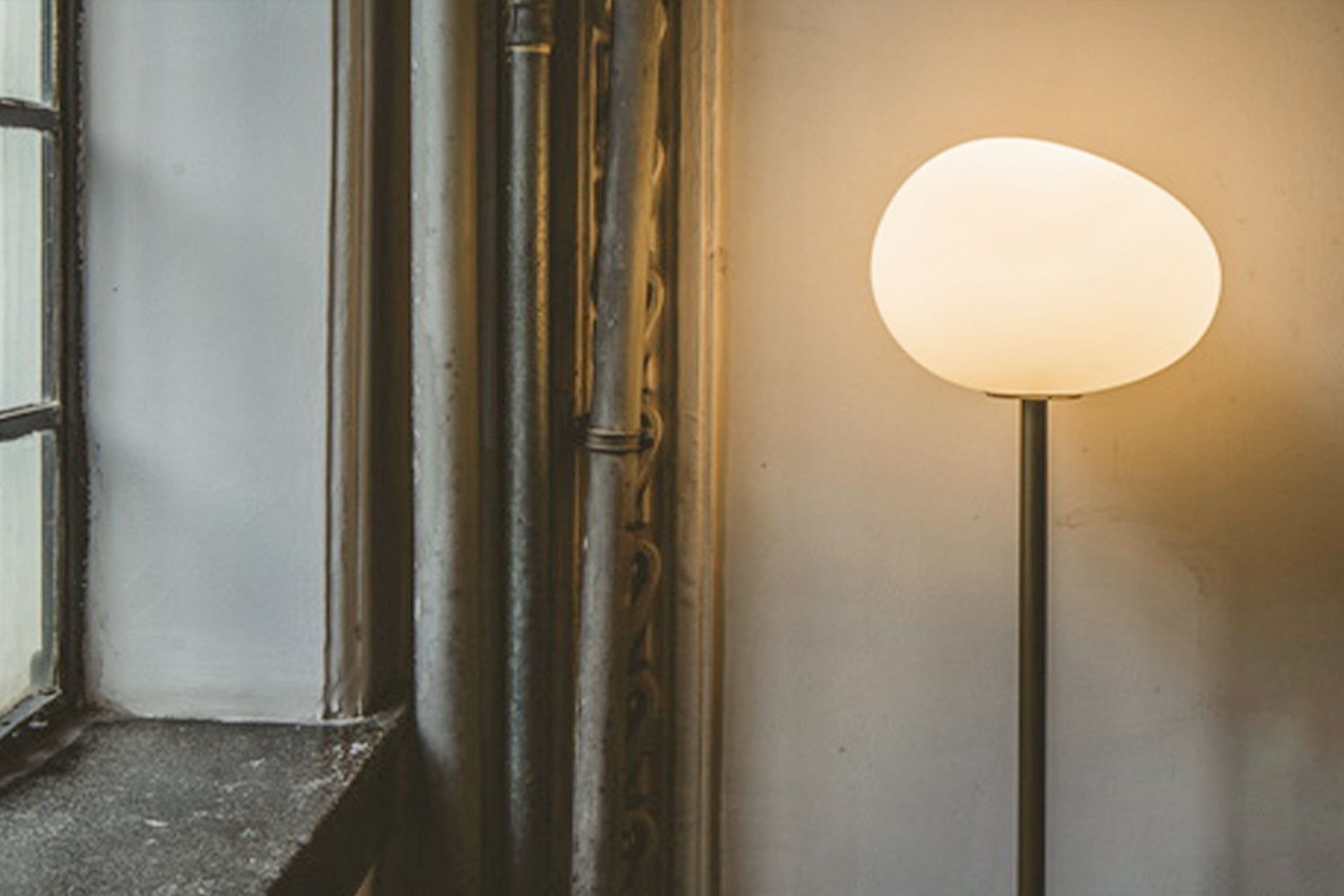 Gregg Grande Floor Lamp - Glass