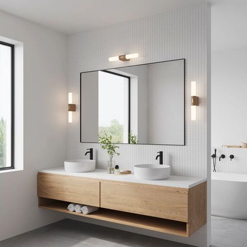 Helva Double Basic Wall Light