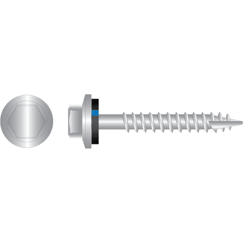 Hex Head Timber Screws - Type 7 With Neo - SS316