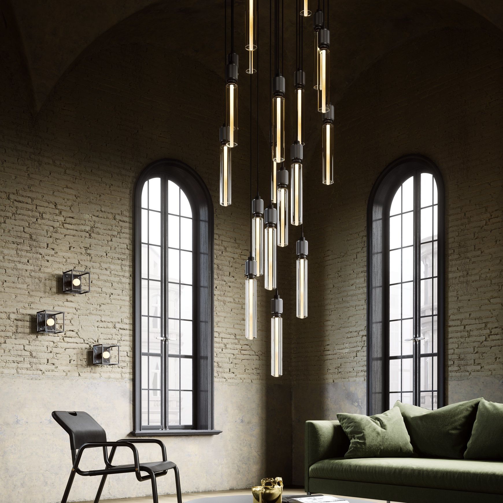 Heavy Metal Chandelier