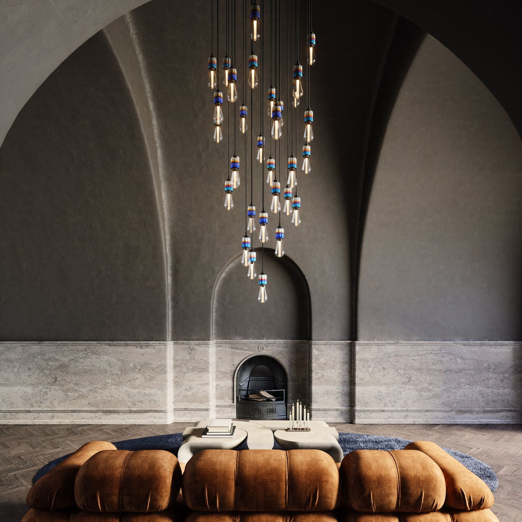 Heavy Metal Chandelier