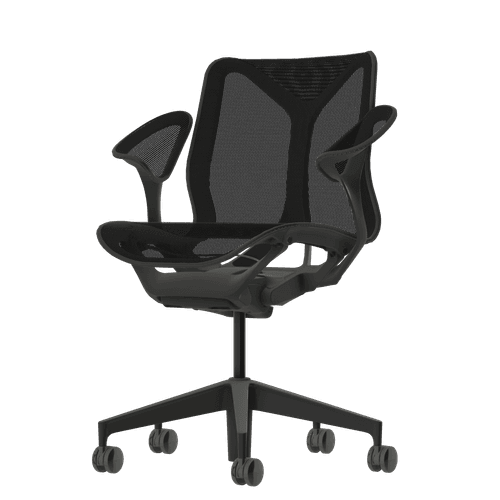 Cosm Low Back Leaf Arm Graphite