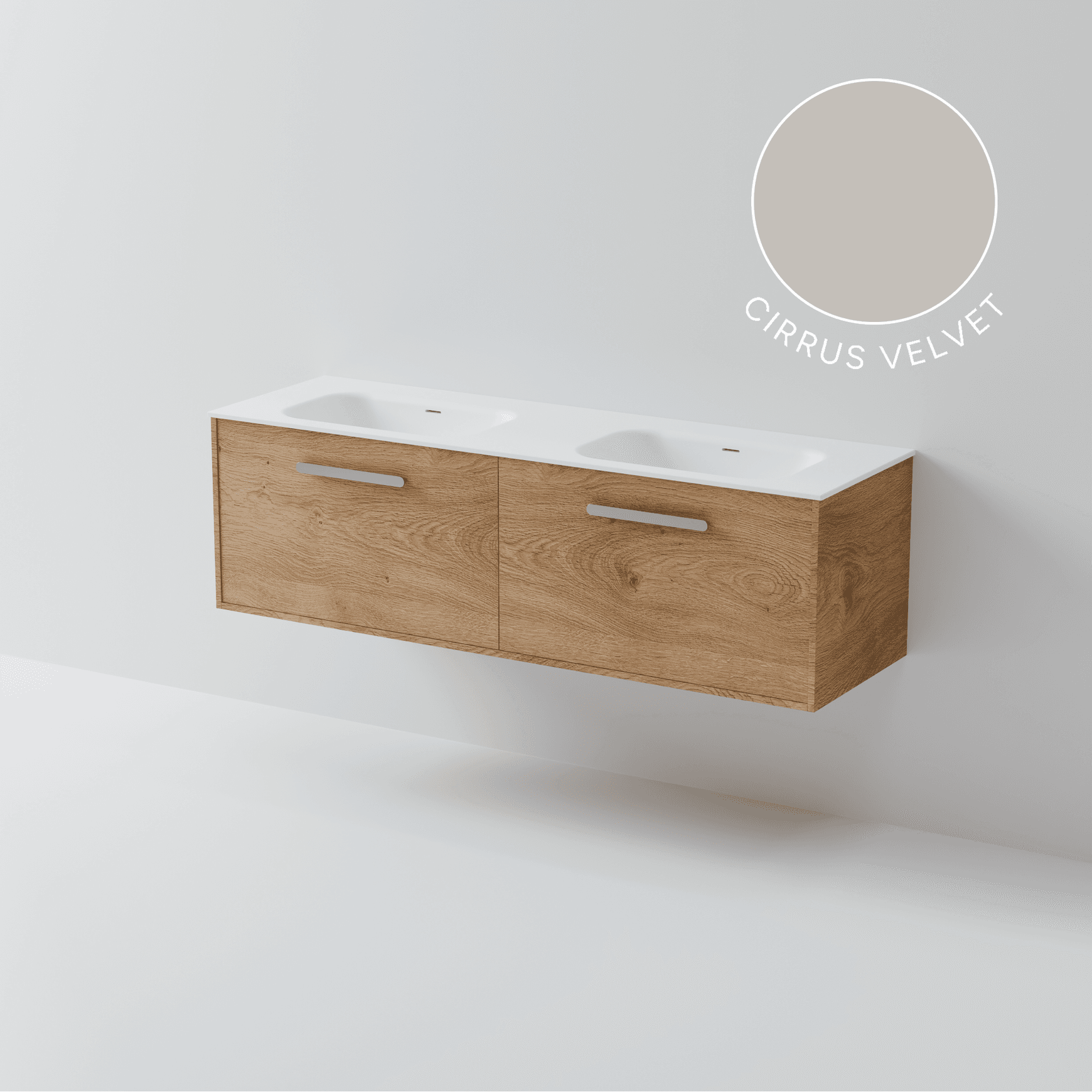 Hako 1600 Double Inset Basin Vanity
