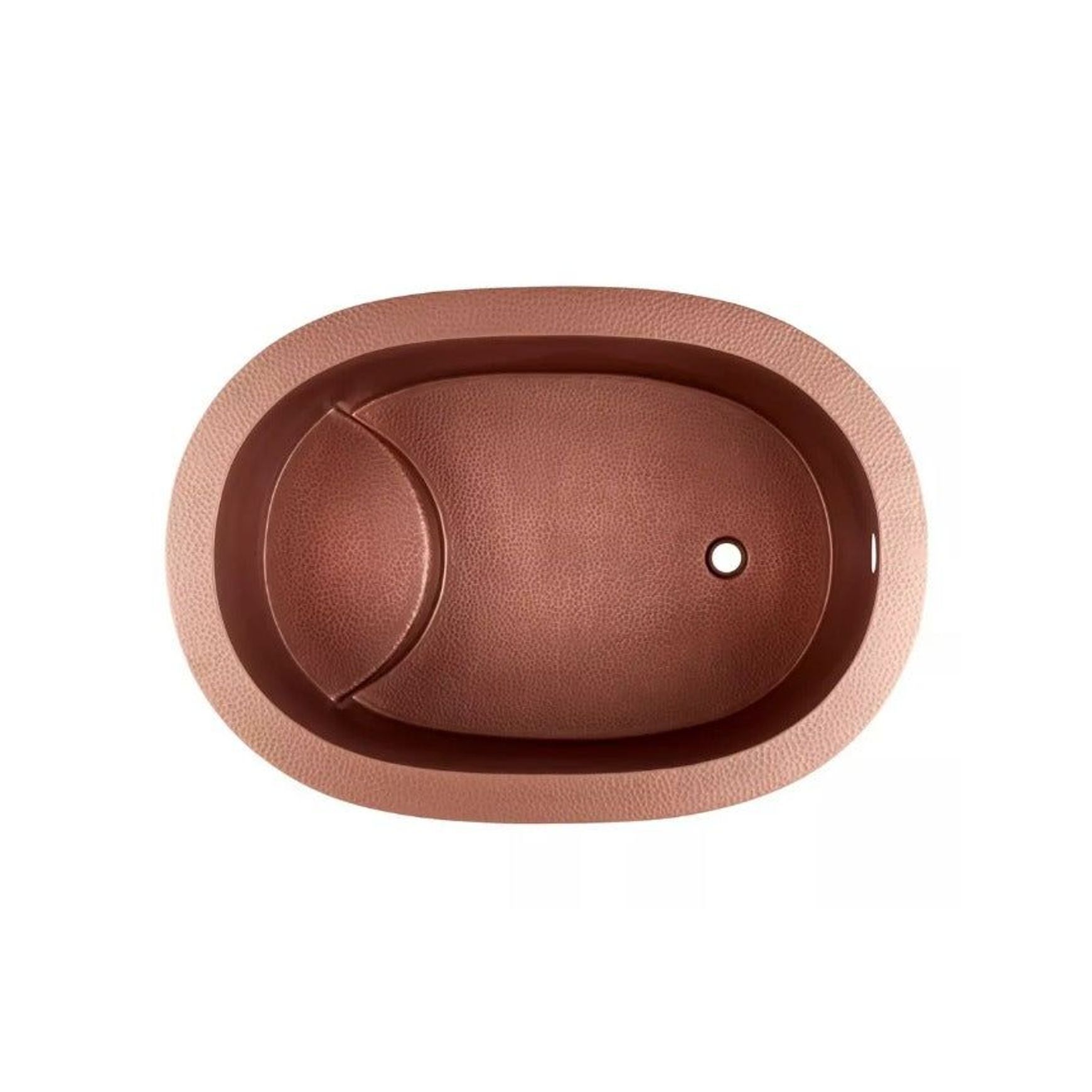 Hammered Copper Soak Tub 1219mm - CBSMR30 1219