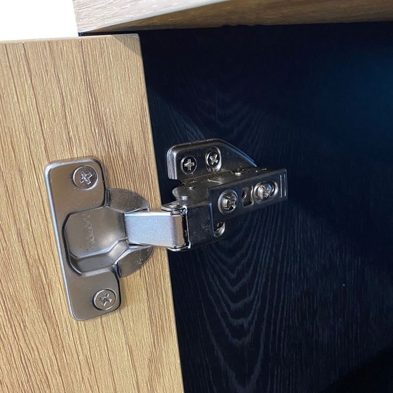 AMSTER Sideboard Buffet 160cm - Natural & Black