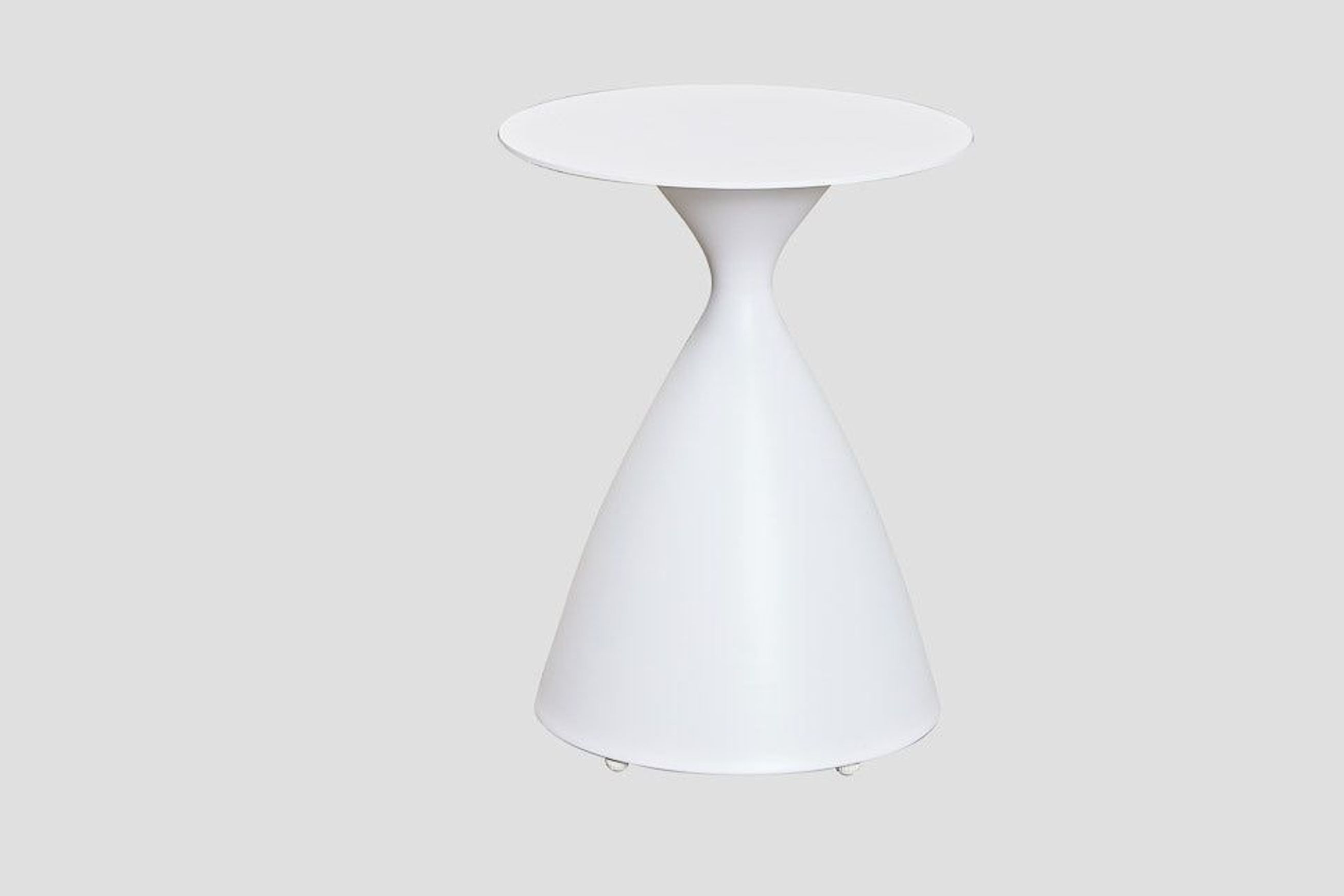 Hourglass Aluminium Side Table