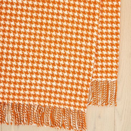 Weave Home Huxter Throw - Pumpkin | 100% NZ Wool