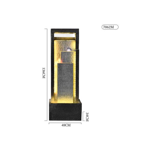 Modern Look Water Feature 48 x 34 x 136cm