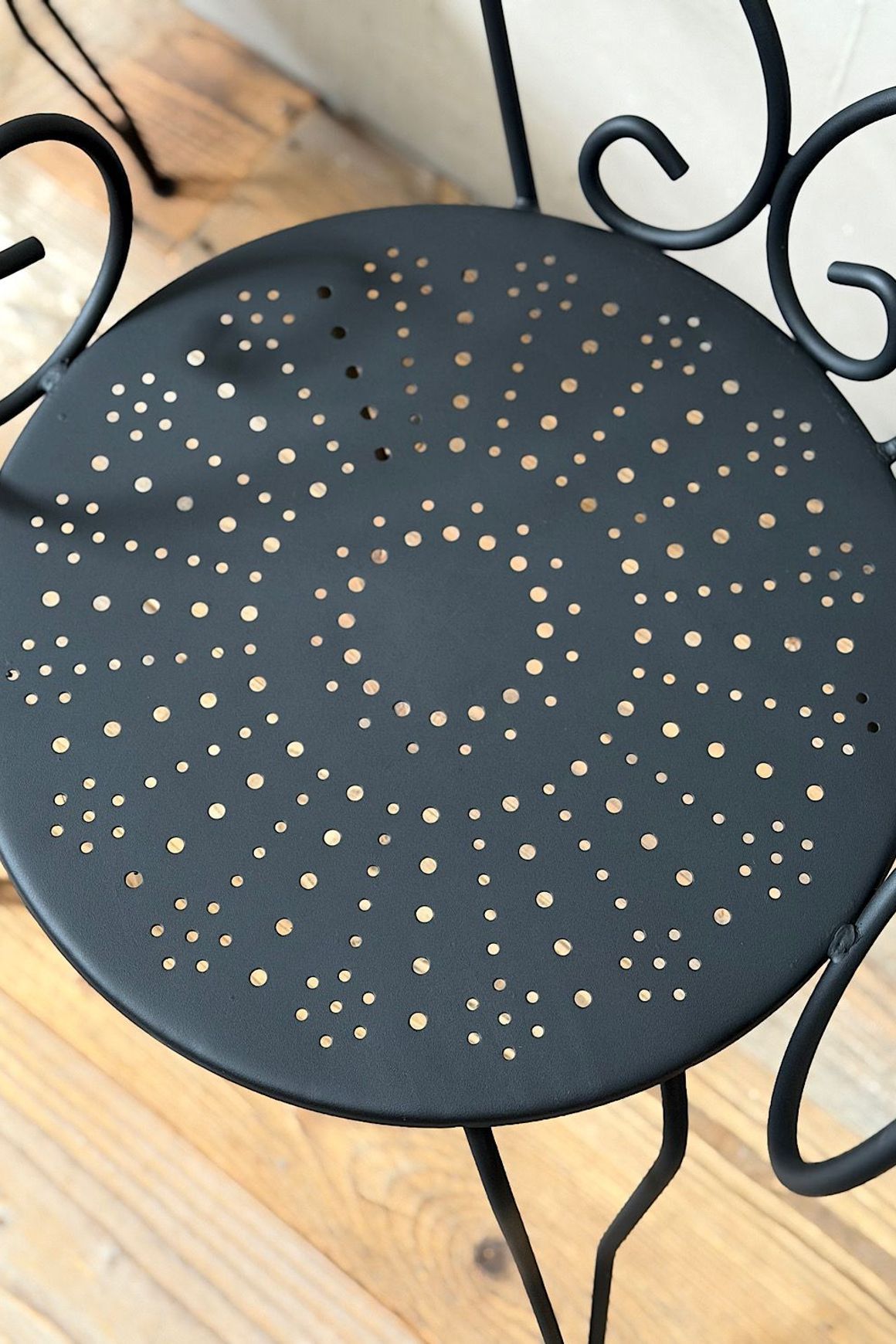 French Iron Garden Chairs (Pair)
