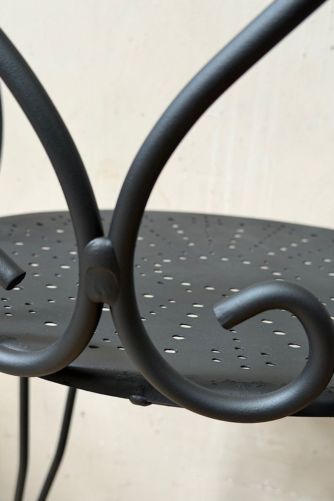 French Iron Garden Chairs (Pair)
