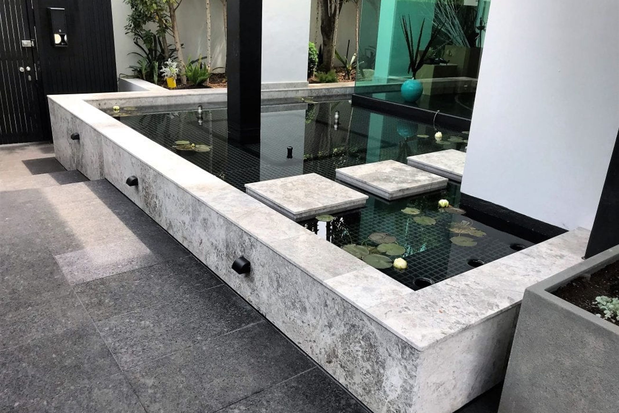 Tundra Grey Honed Limestone Tiles