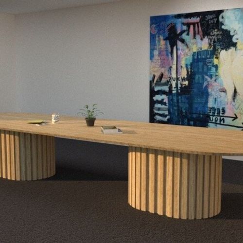 Cylinder Boardroom Table