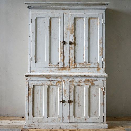 Antique French Painted Cupboard