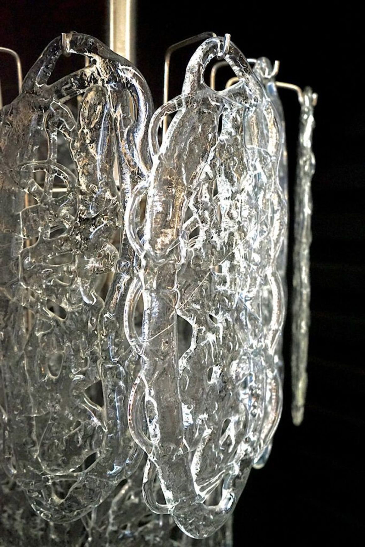 Mid-Century Murano Cascade Chandelier