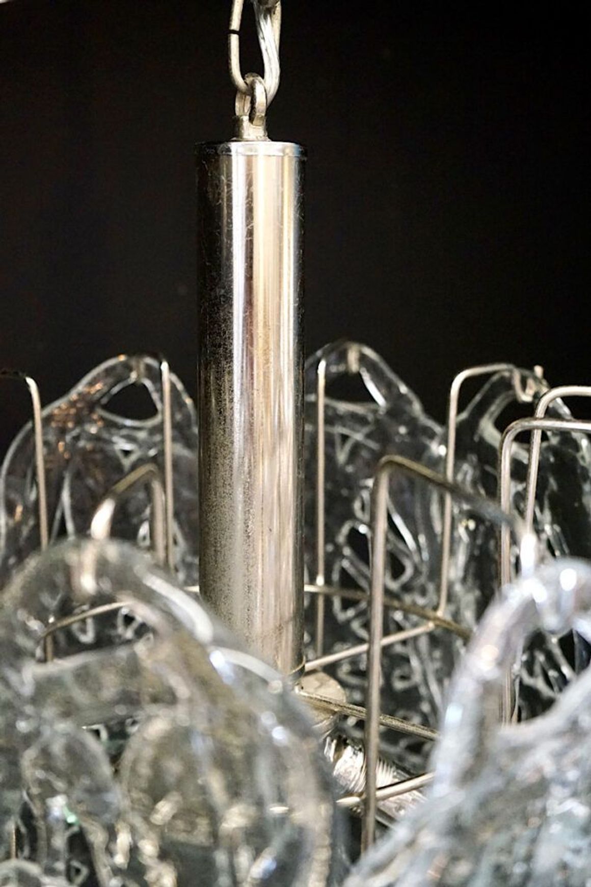 Mid-Century Murano Cascade Chandelier