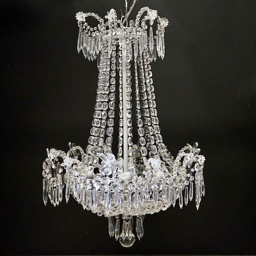 French Neoclassical Cascade Chandelier