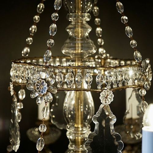 Large Antique French Chandelier