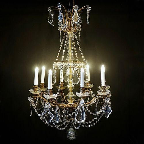 Large Antique French Chandelier