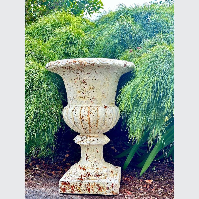 Antique Cast Iron Urn