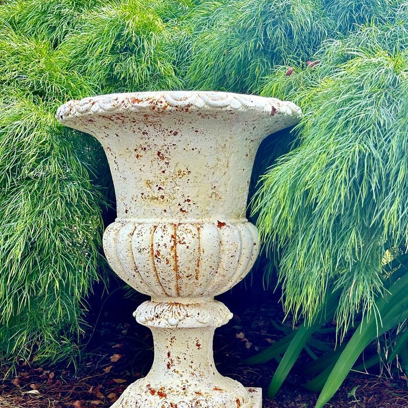 Antique Cast Iron Urn