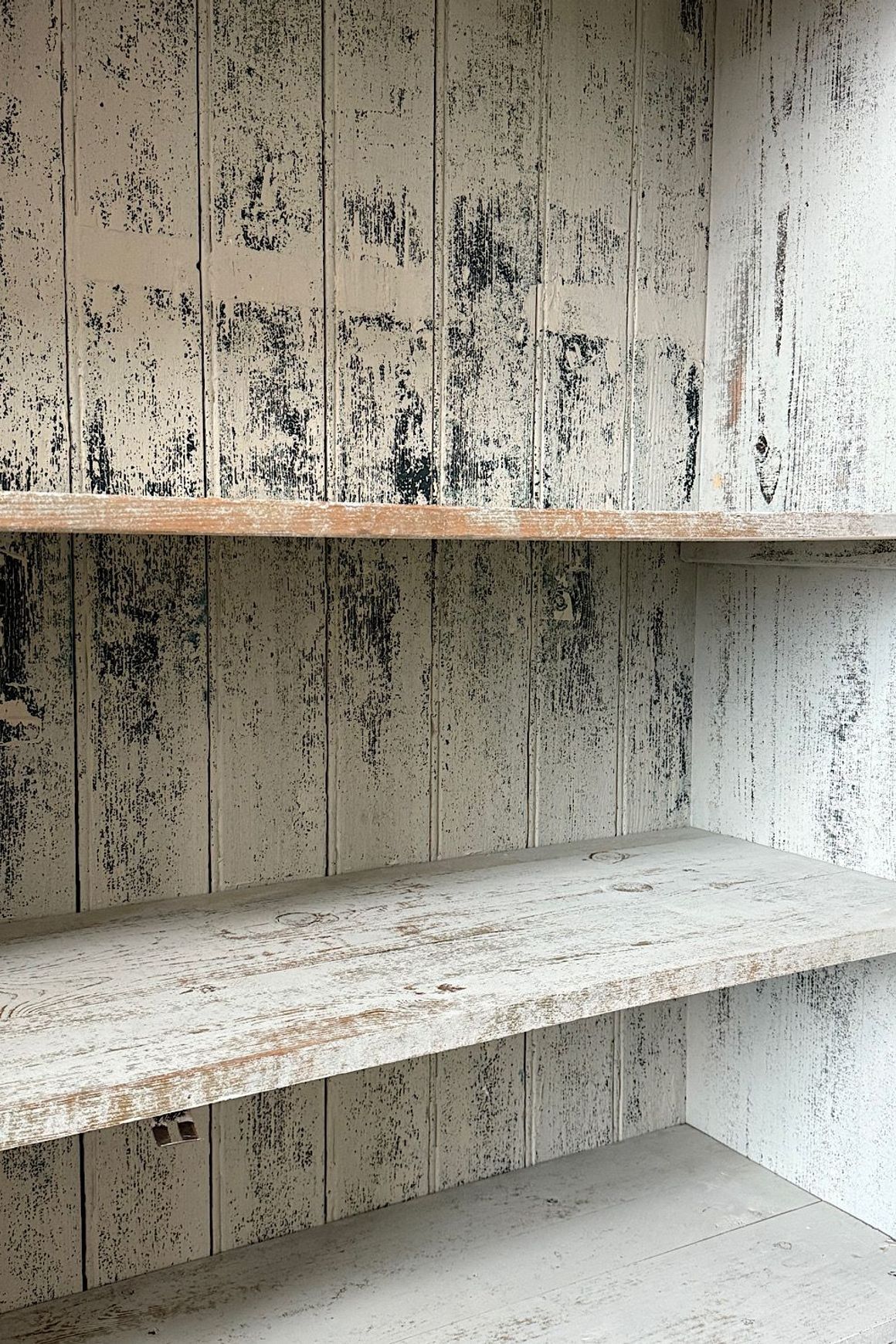 French Painted Display Cupboard