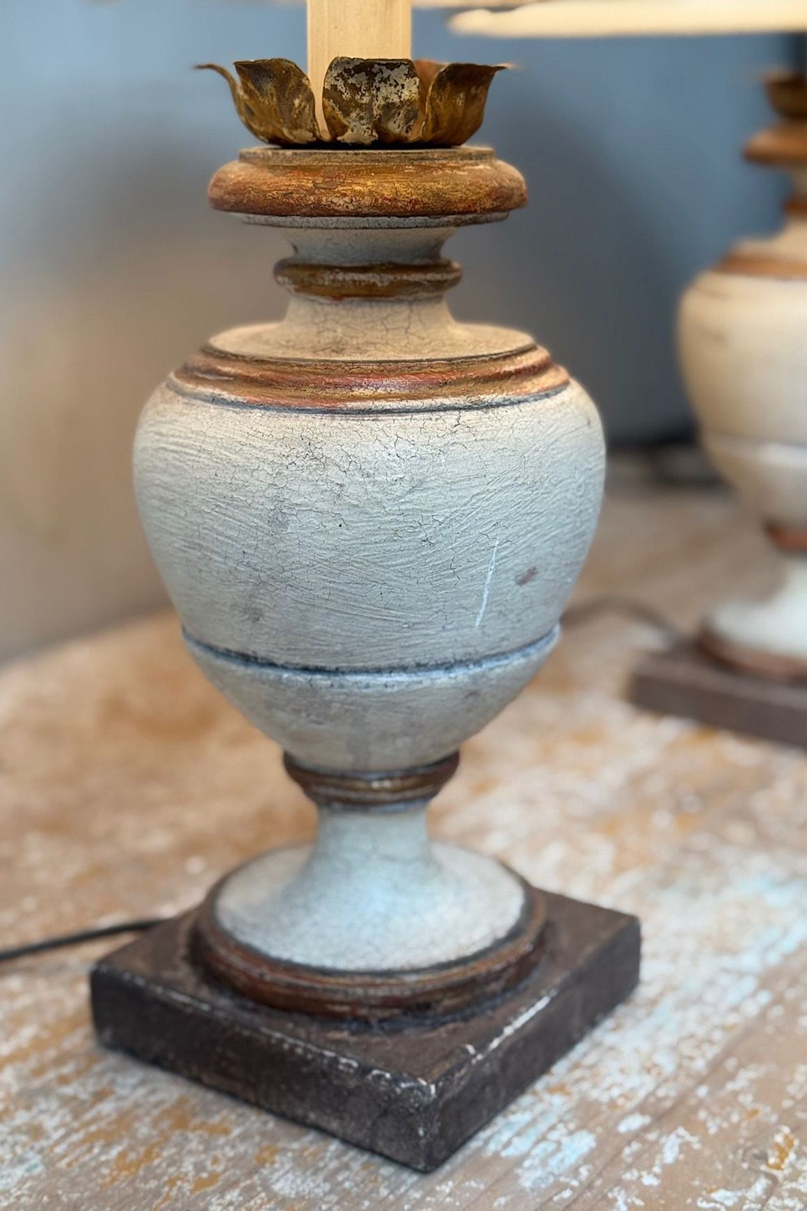 Italian Painted Lamps
