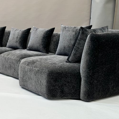 Contemporary Geometric Modular Sofa
