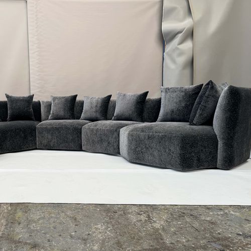 Contemporary Geometric Modular Sofa
