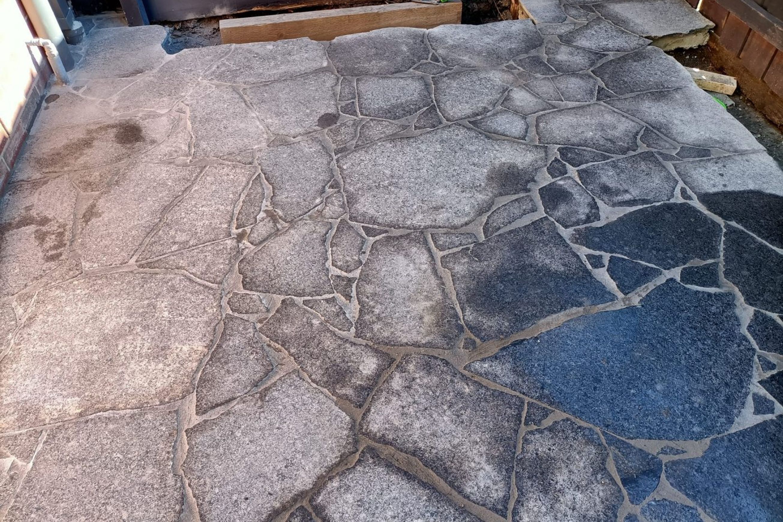 Impala Black Granite Crazy Paving
