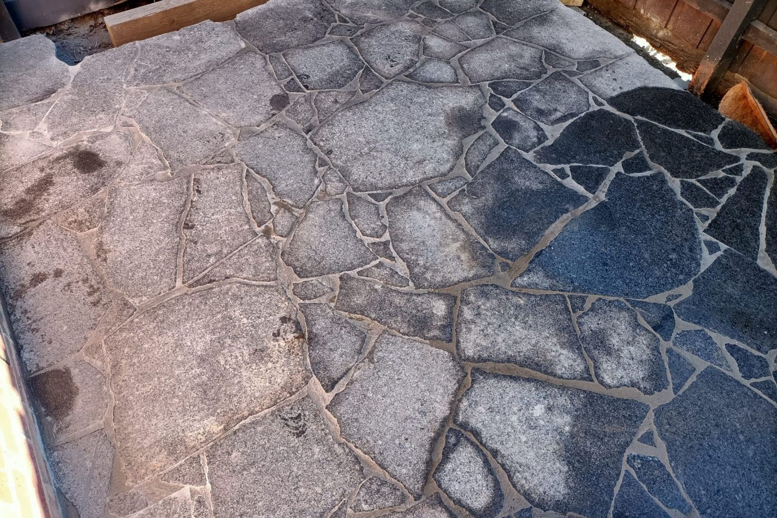 Impala Black Granite Crazy Paving