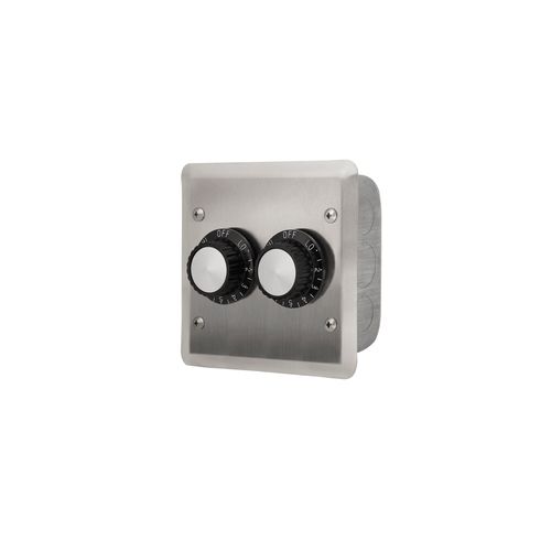 Infratech Dual Regulator with Stainless Steel Wall Plate