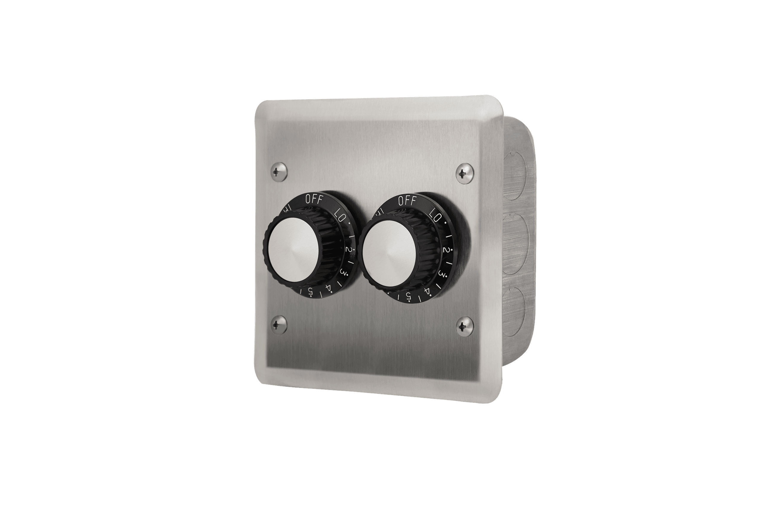 Infratech Dual Regulator with Stainless Steel Wall Plate