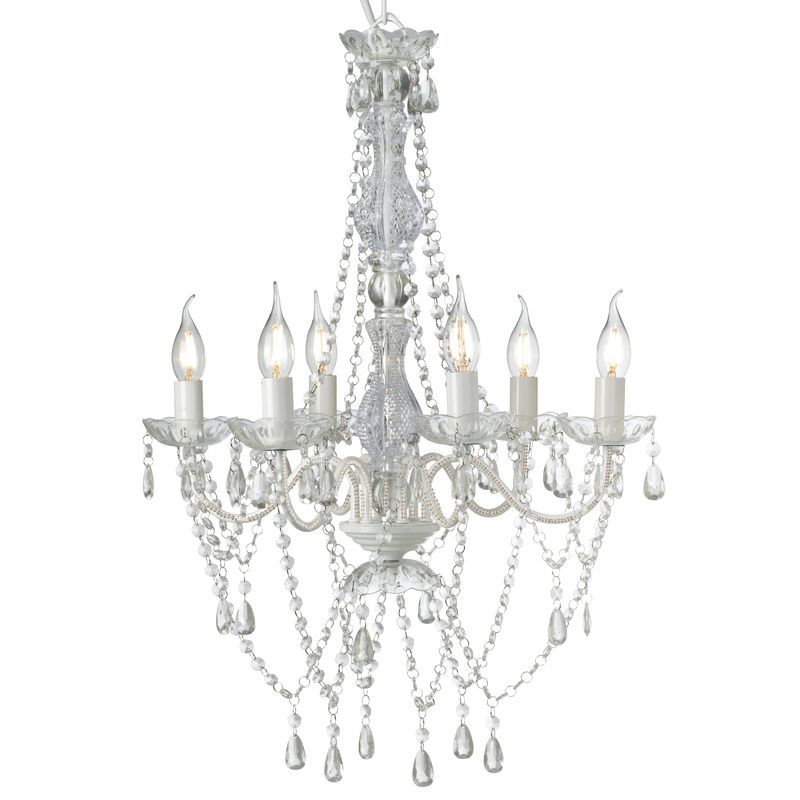 Romance Chandelier - White