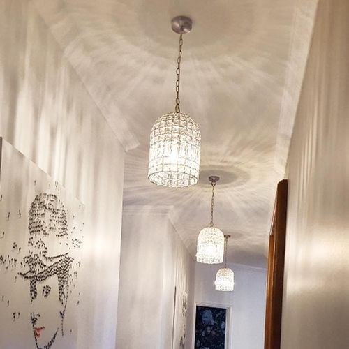 Whitney | Dome Glass Crystal Chandelier - Chrome