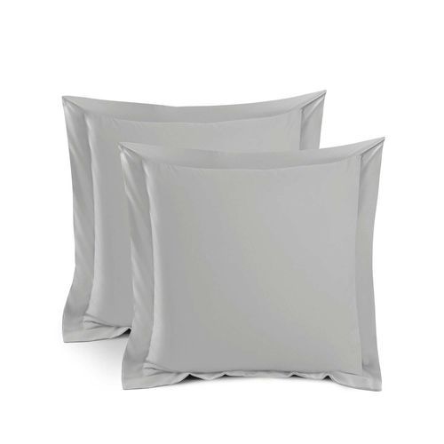 Silky Soft Bamboo European Pillowcase Set - Silver