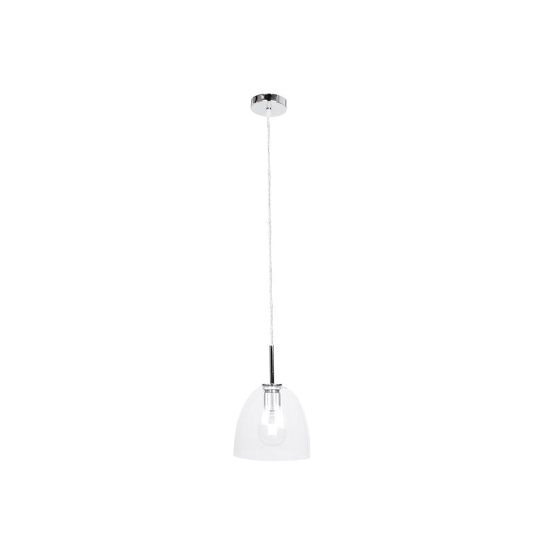 Preston | Glass Pendant Light - Chrome