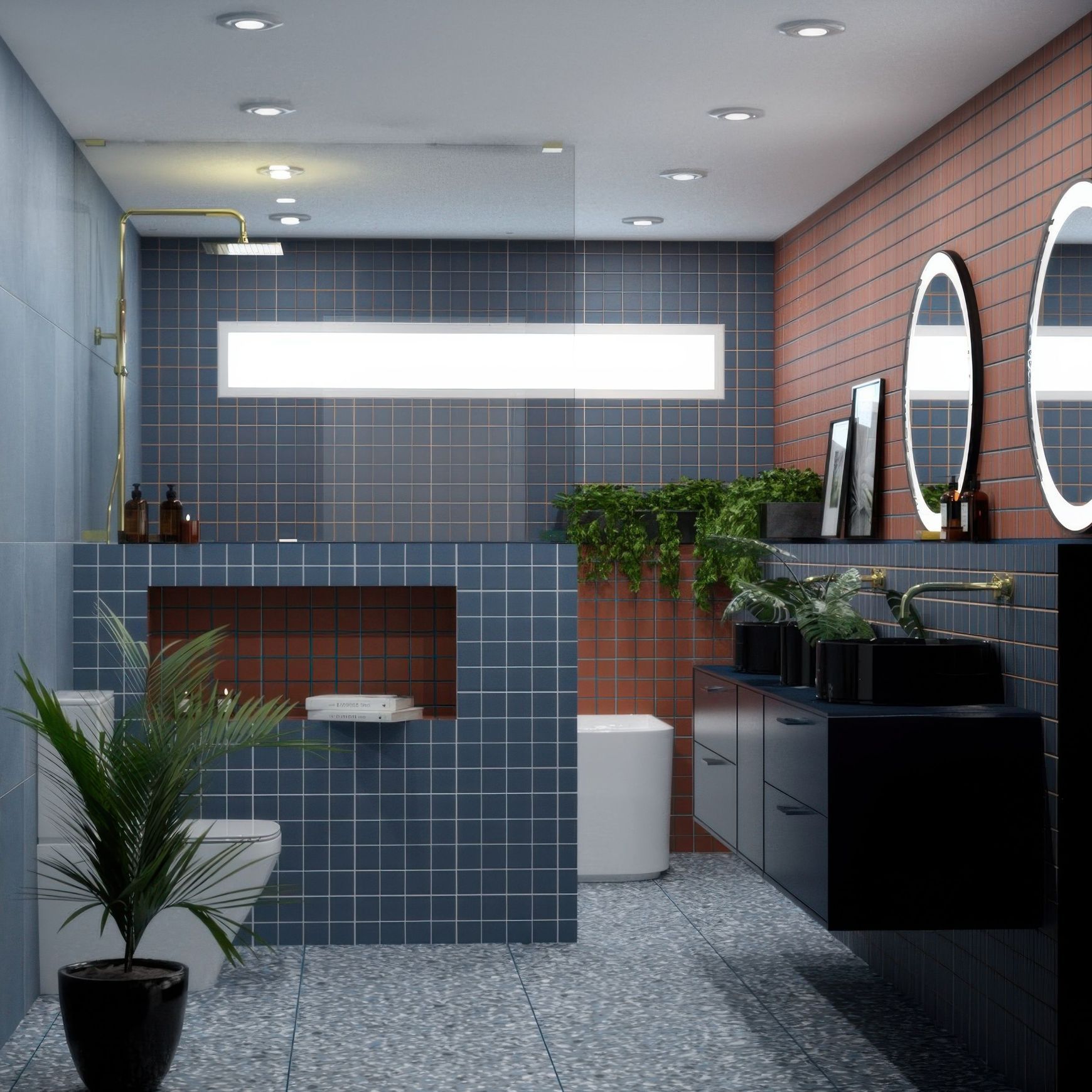 Brandy Matt 75mm Mosaic | Surfaces